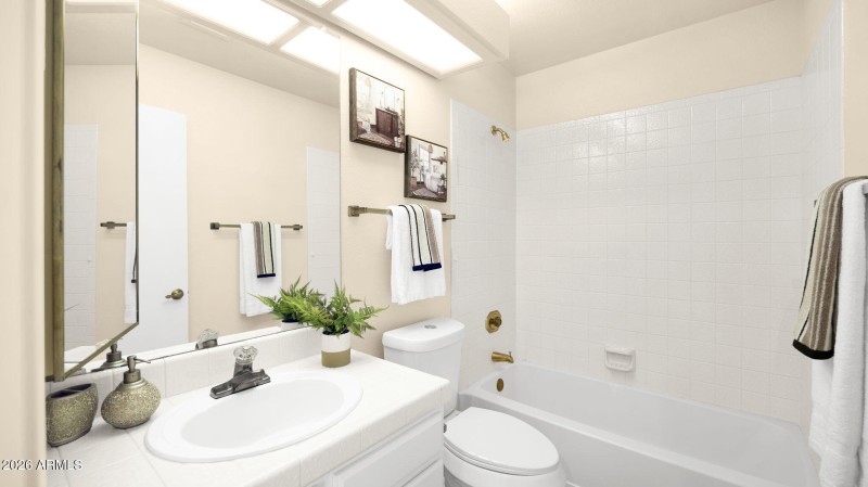 Upstairs Guest Bathroom