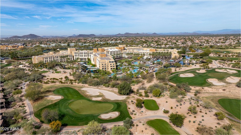 Golf course and Marriott