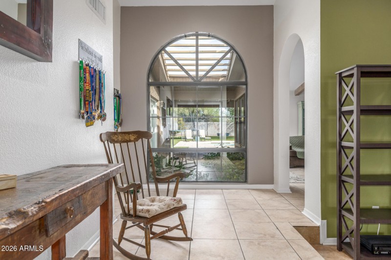 big rounded class showing back