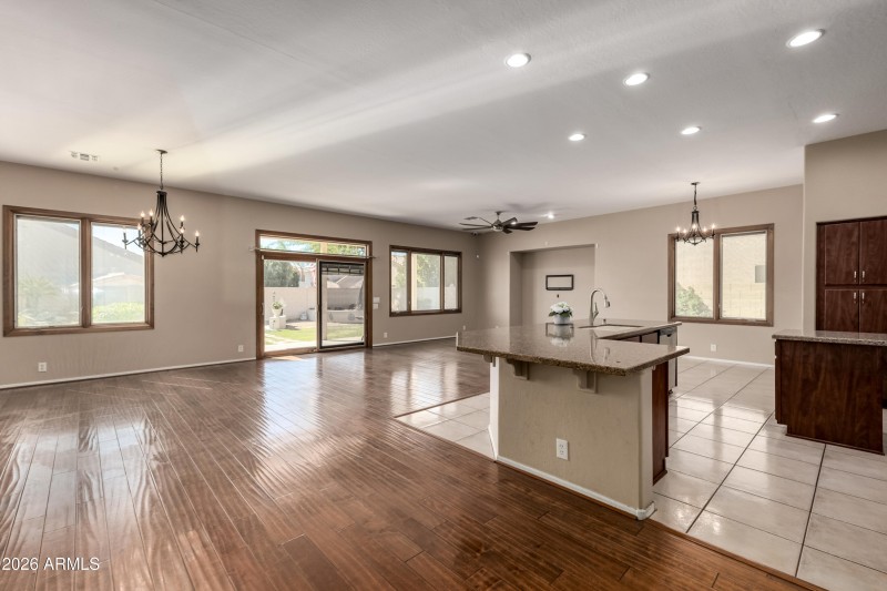 GREAT ROOM - ENGINEERED WOOD FLOOR
