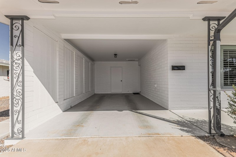 Single car carport