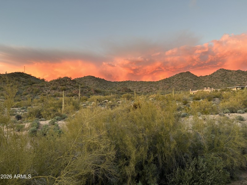 sunset - fire in the sky looking NE from