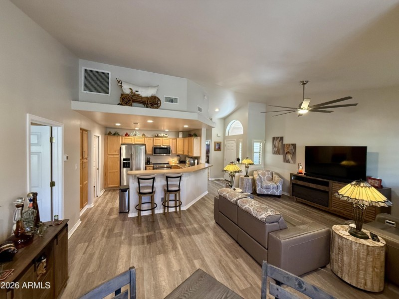 Kitchen and Family Room