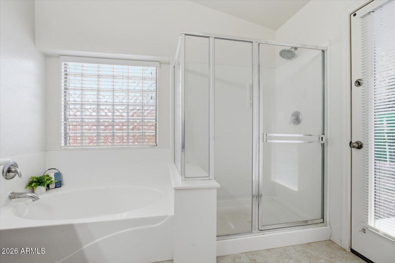 Soaker Tub/ Walk-in Shower