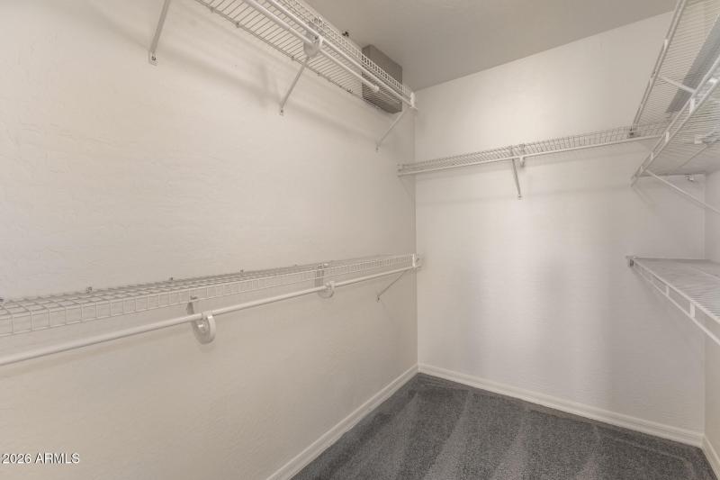 Large Walk-in Master Closet