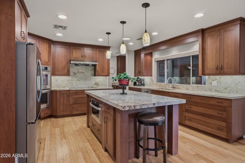 Cherry Cabinets Kitchen