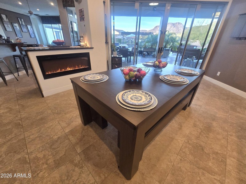 Living Room Area Showing Mountain Views