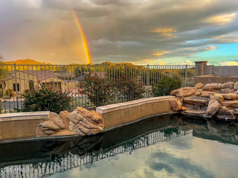 Rainbow backyard Dinasaur Mtn