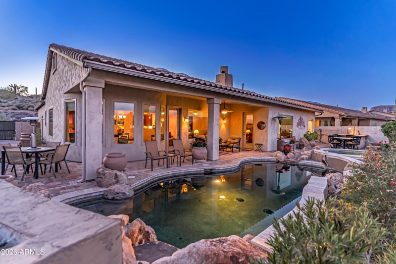 Large Backyard Looking from Pool toward