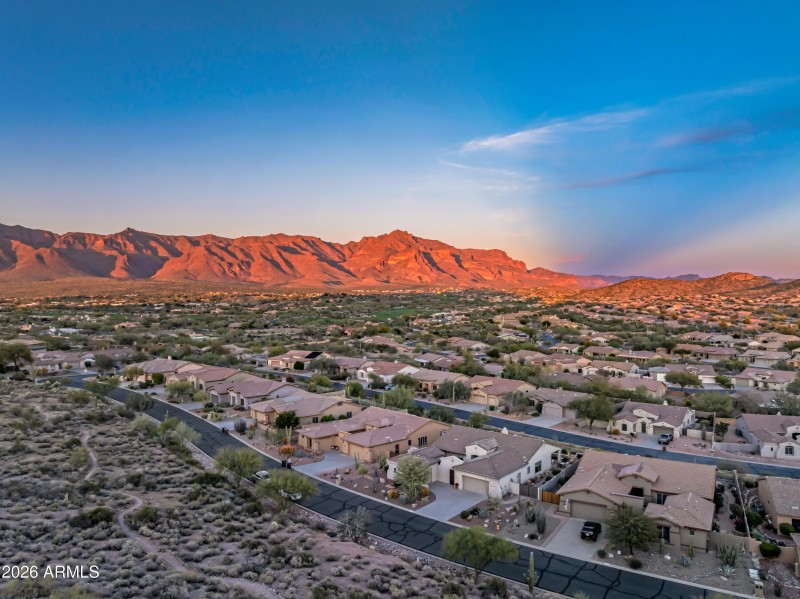 1Drone Neighborhood Street Overhead
