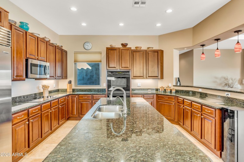 Huge Kitchen Opens to Great Room