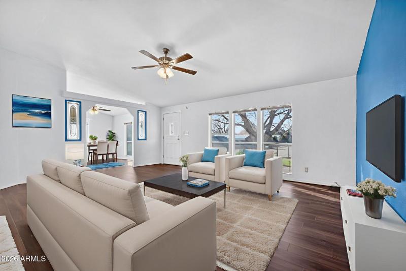 Great Natural Light in Living Room