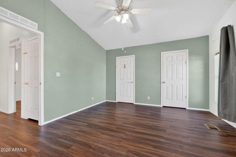 Primary Bedroom & Large Closet