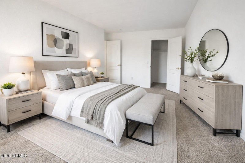 Bedroom 3 with furniture