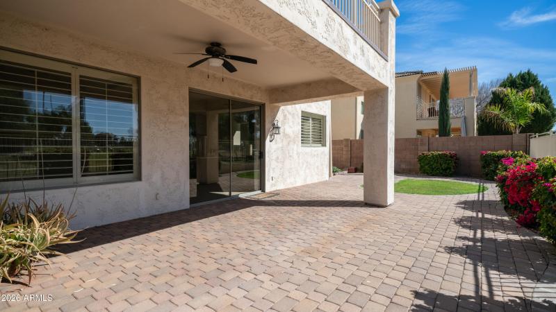 Patio and Grass Yard