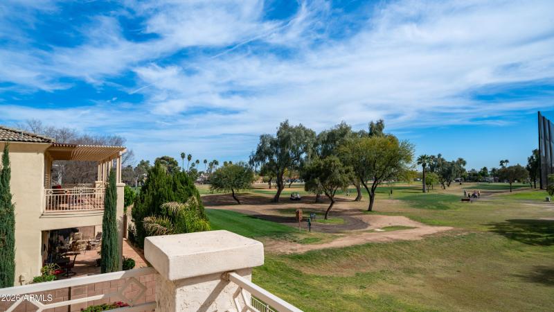 Deck Golf Course View