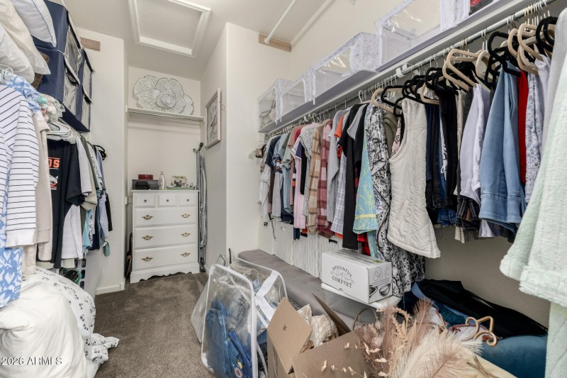 Primary walk-in closet