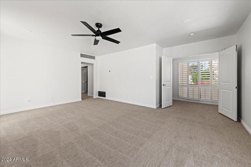 Double door to Master suite