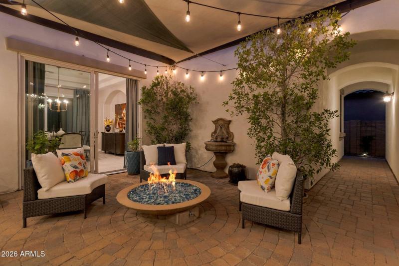 Middle Courtyard at Dusk