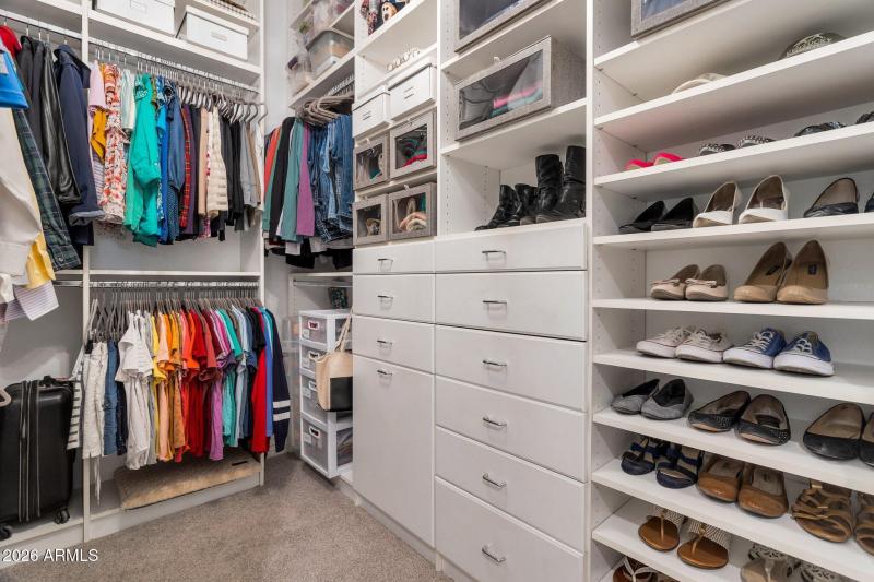 Master Walk-in Closet