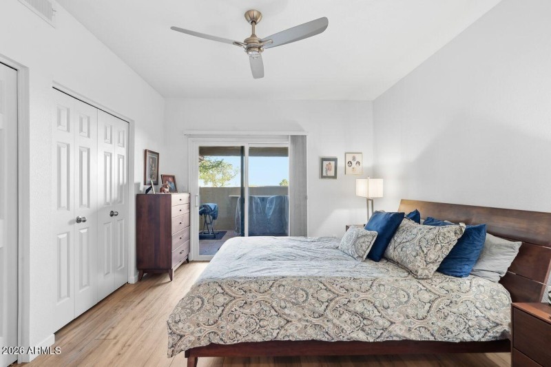 Master Bedroom to Patio