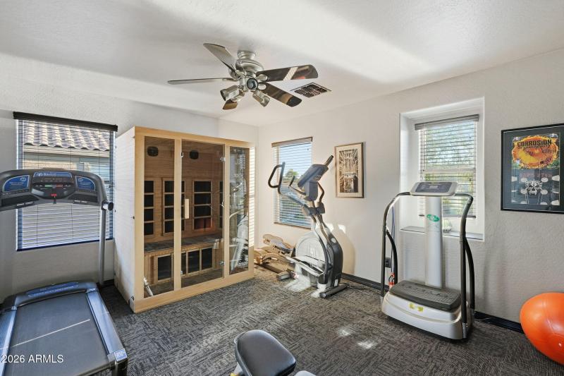 Secondary Bedroom/Shown as a Gym