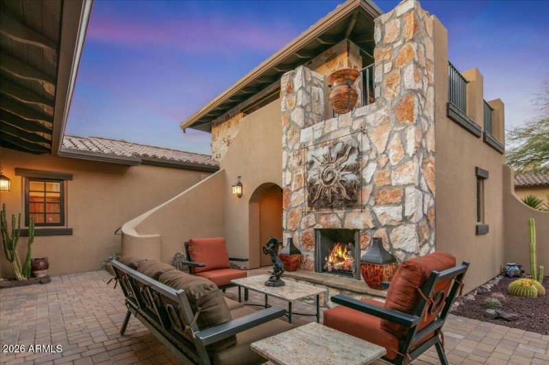 Front Court Yards ~ Fireplace