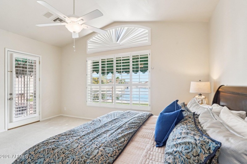 Door to Patio with Security Screen Door!