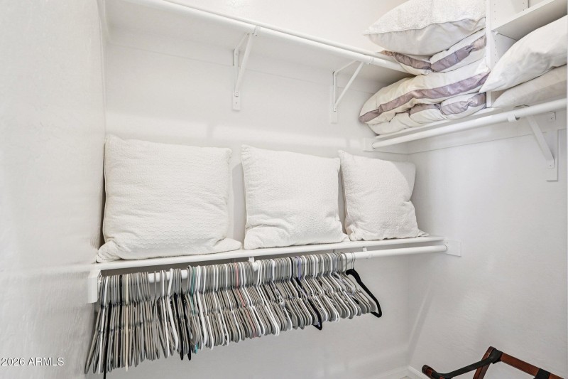 One of Two Walk in Closets