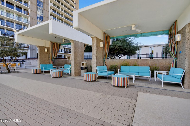 Seating Area by the Pool