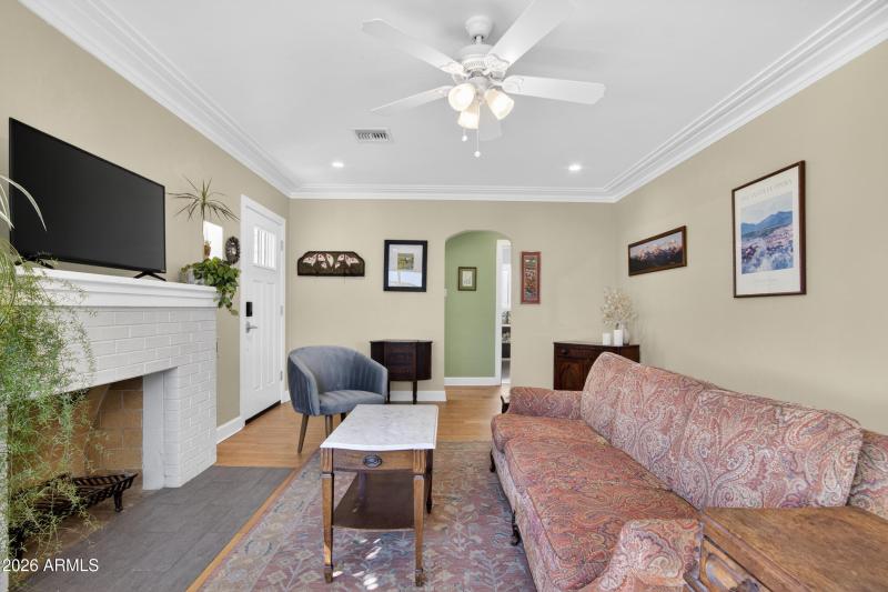 Wood Burning Fireplace