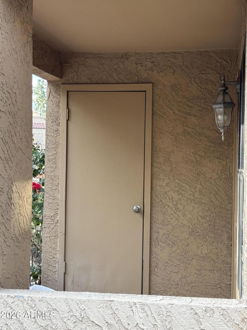 Patio/Storage closet