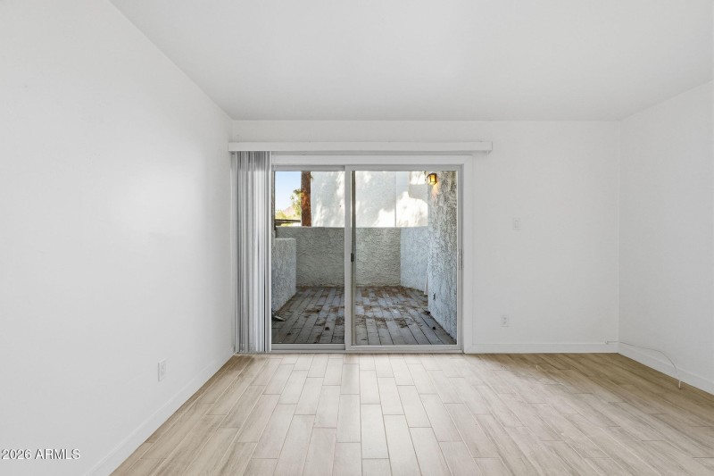 OPENS TO A PRIVATE PATIO