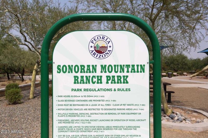 Sonoran Mountain Ranch Park-Sign
