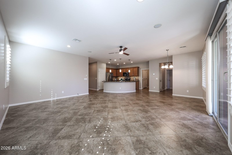 Tile Flooring in all high traffic areas