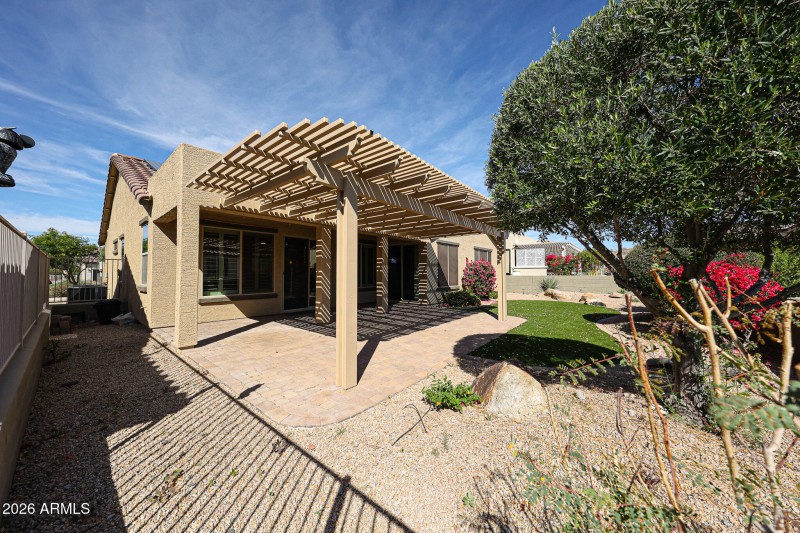Extended Pavers and Pergola