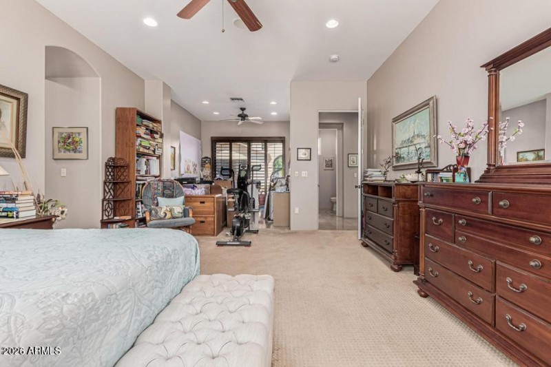 Master Bedroom with Sitting Area and acc