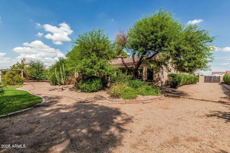 Backyard with RV Gate