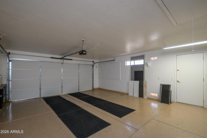 Extended Epoxied Garage floor