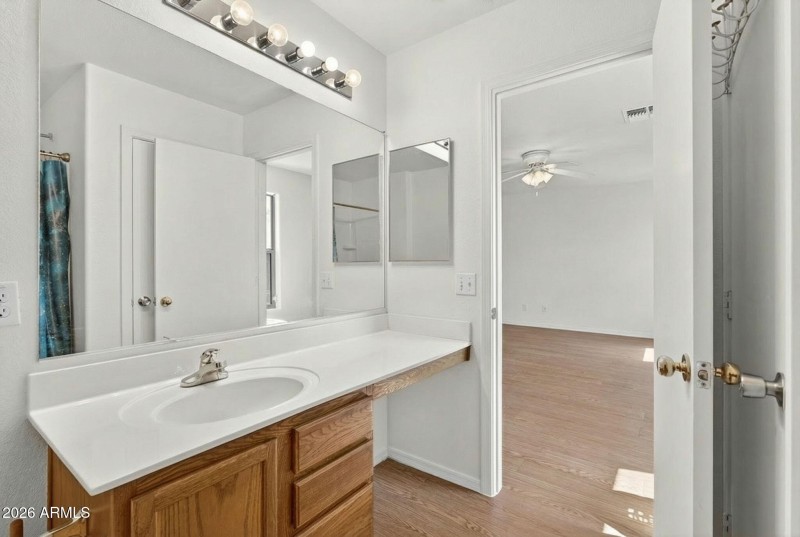 Dual Vanity Bathroom Space