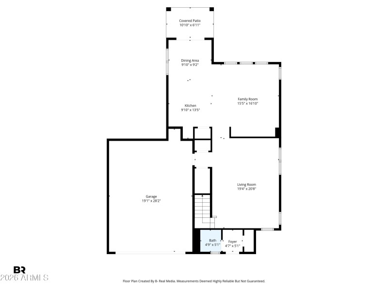 Main Level Floor Plan Layout