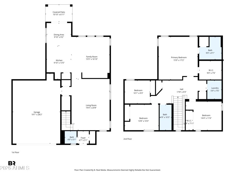 Two-Story Home Floor Plan