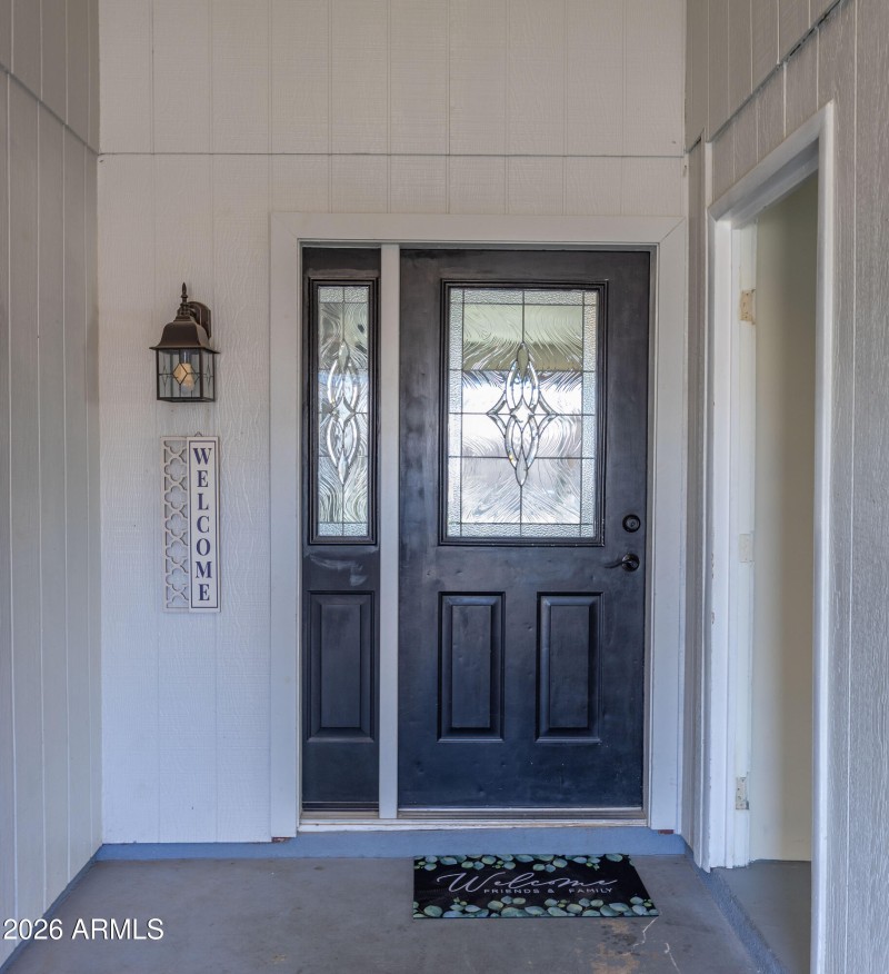 Front Walk way to door