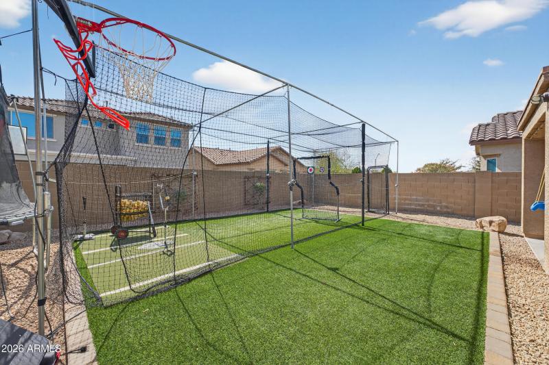 Batting Cage is removable