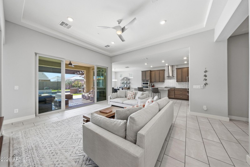 Upgraded tile flooring