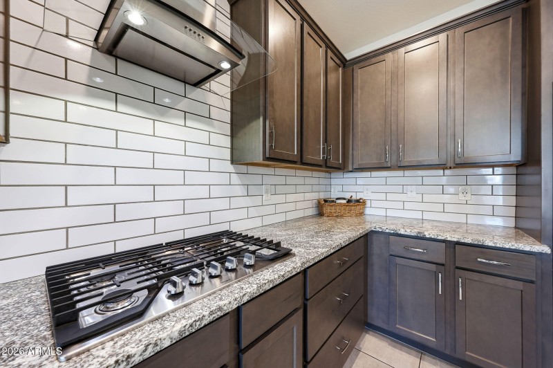 Gas Stove & Upgraded Hood