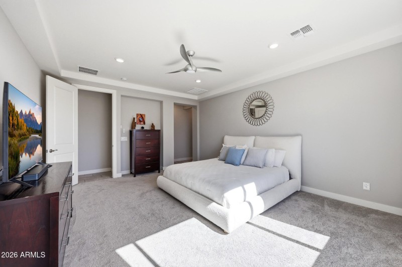 Ceiling Fan in the Owners Suite