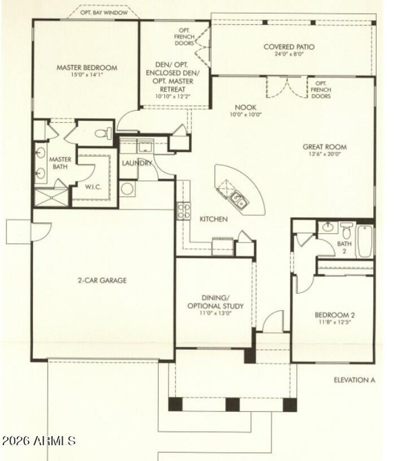 Serenade Floorplan w/ Primary Retreat