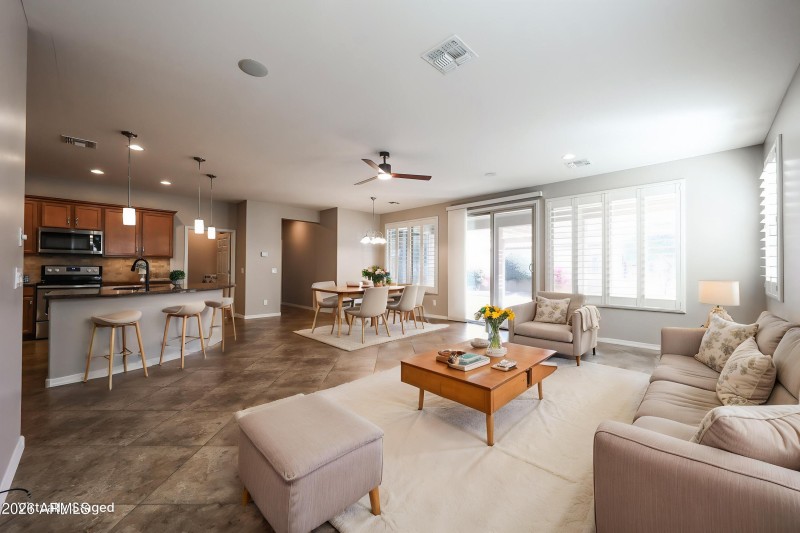 Virtually Staged Great Room