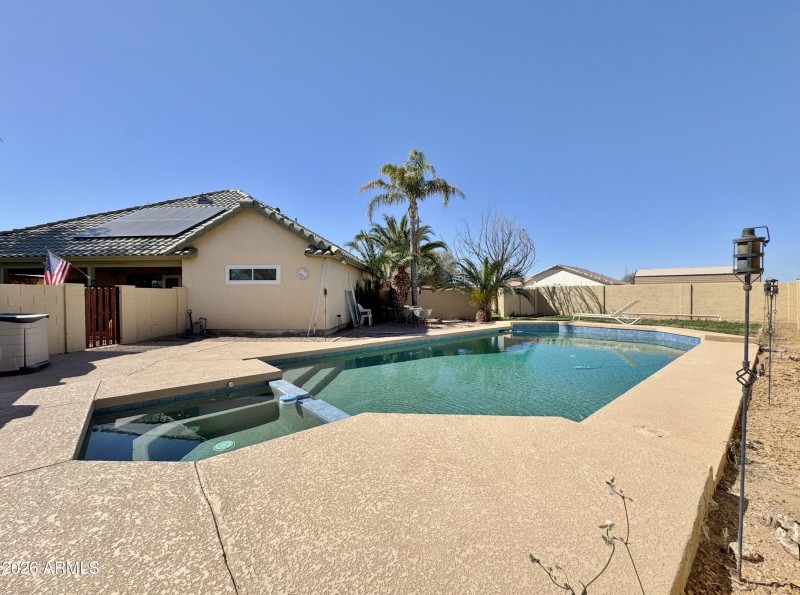 Pebble tec pool and spa